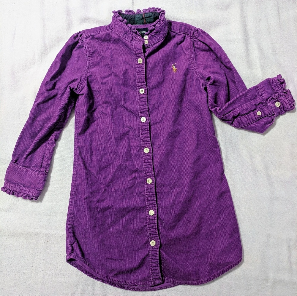 Ralph Lauren cord dress sz 4/4t